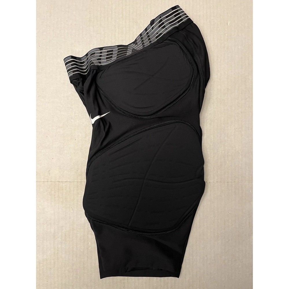 Nike NBA Pro Hyperstrong Padded Compression Shorts Men's XL Black Basketball - Picture 2 of 4